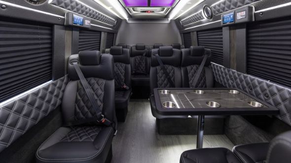minneapolis 15 passenger sprinter van interior