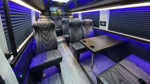 minneapolis 18 passenger sprinter van interior