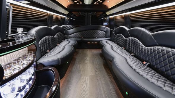 sprinter limousine inside minneapolis